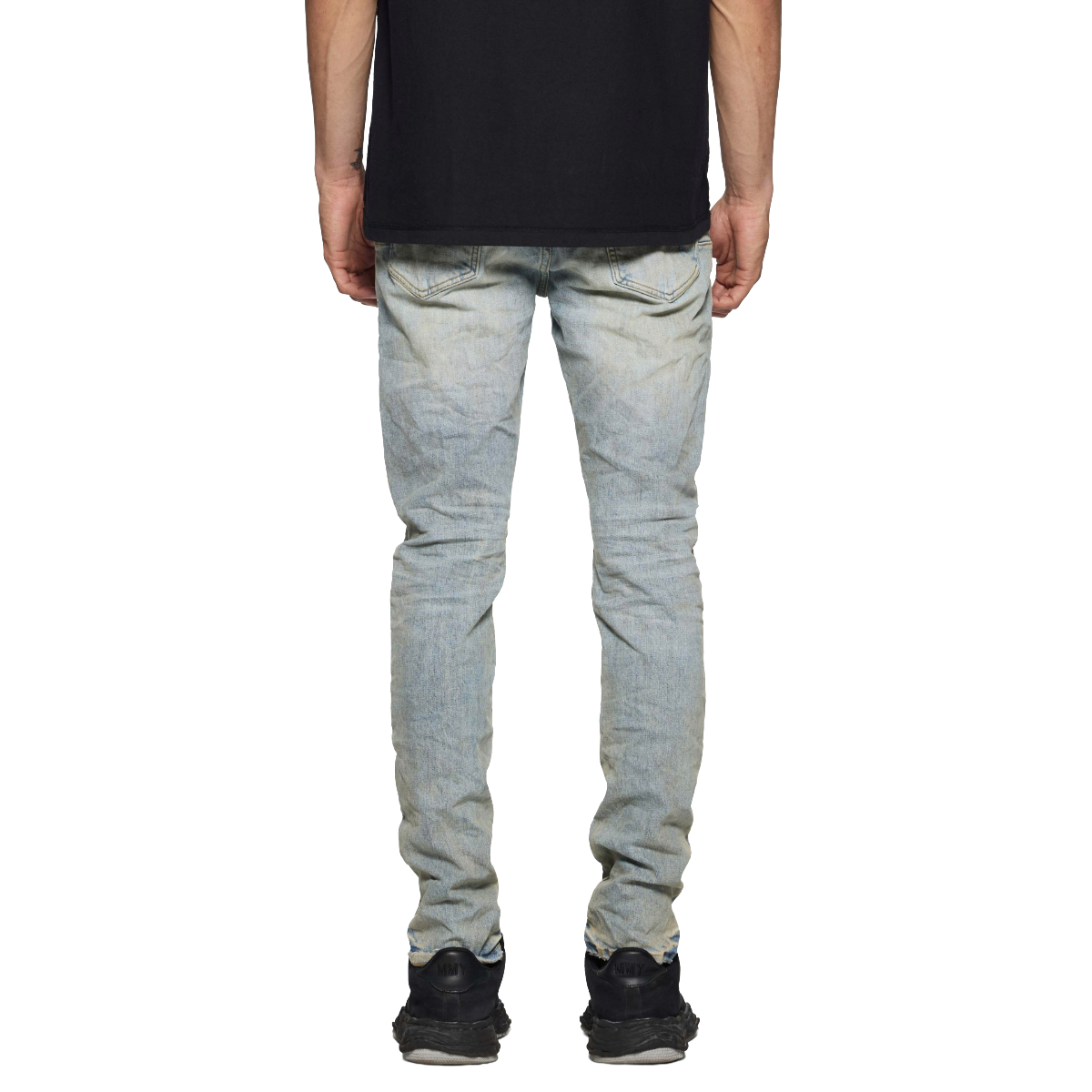 PURPLE 'VENICE SUNBLEACHED' STRETCHED DENIM