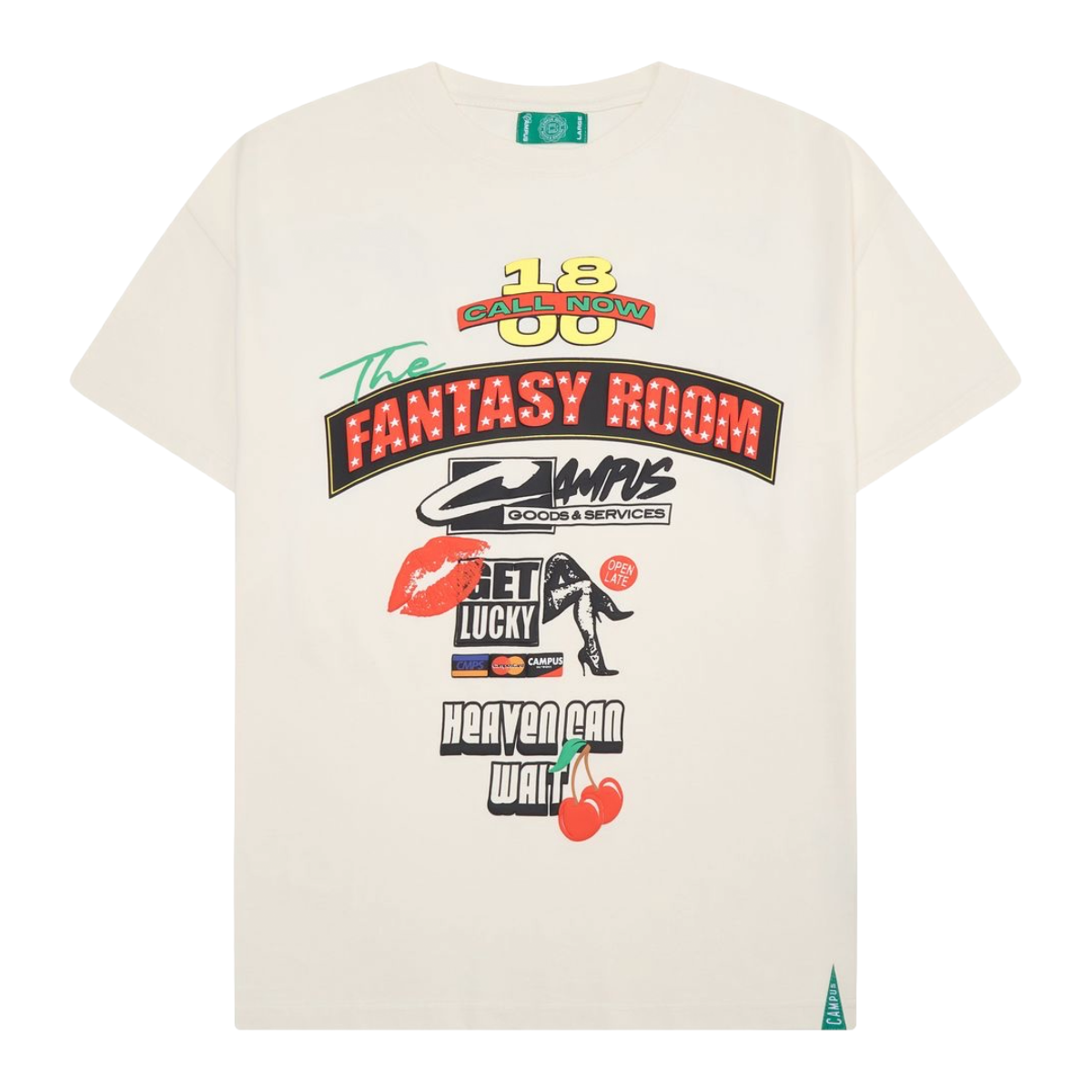 CAMPUS 'VICE' TEE (CREAM)