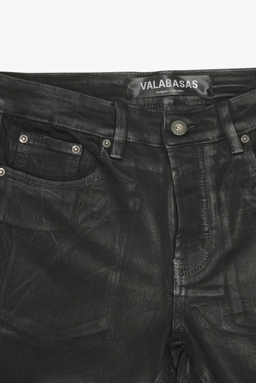 VALABASAS MR.STACKED WAX BLACK WASH