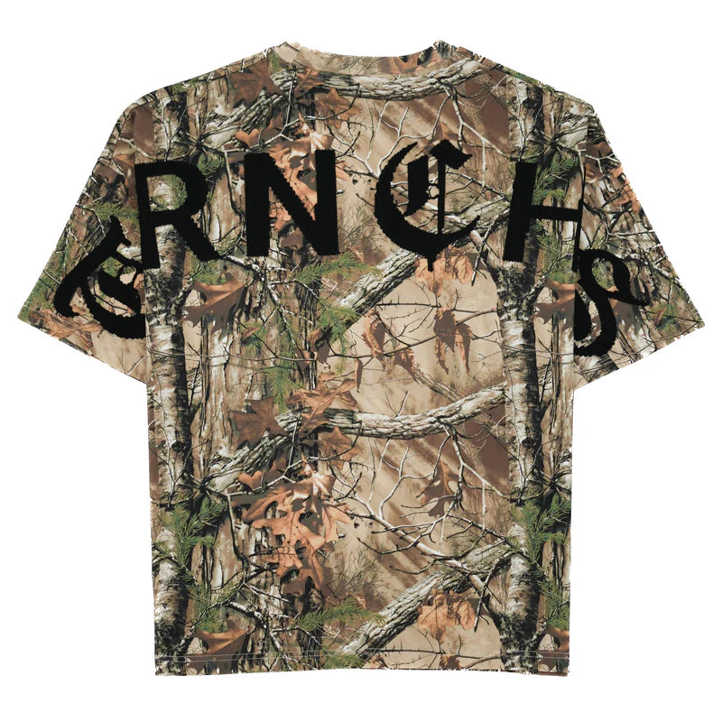 TRNCHS LEAF CAMO TEE