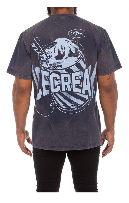 IC "WRESTLE" NAVY SS KNIT (OVERSIZED)