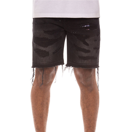 BB OUTER LIMIT JEAN SHORTS - BLACK