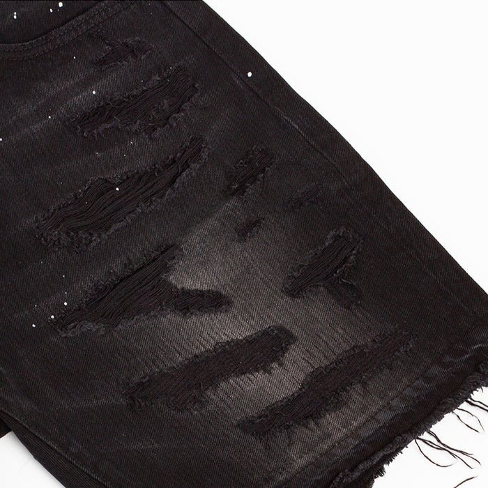 BB OUTER LIMIT JEAN SHORTS - BLACK