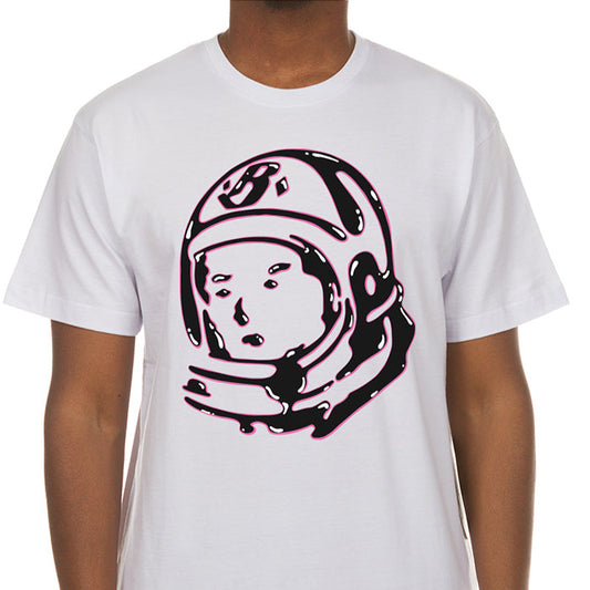 BB HELMET SS TEE - WHITE/PINK