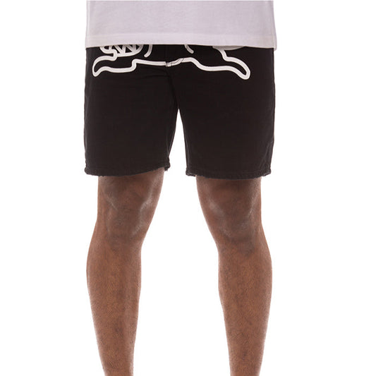 IC BLACK DOG JEAN SHORTS (STRAWBERRY FIT)