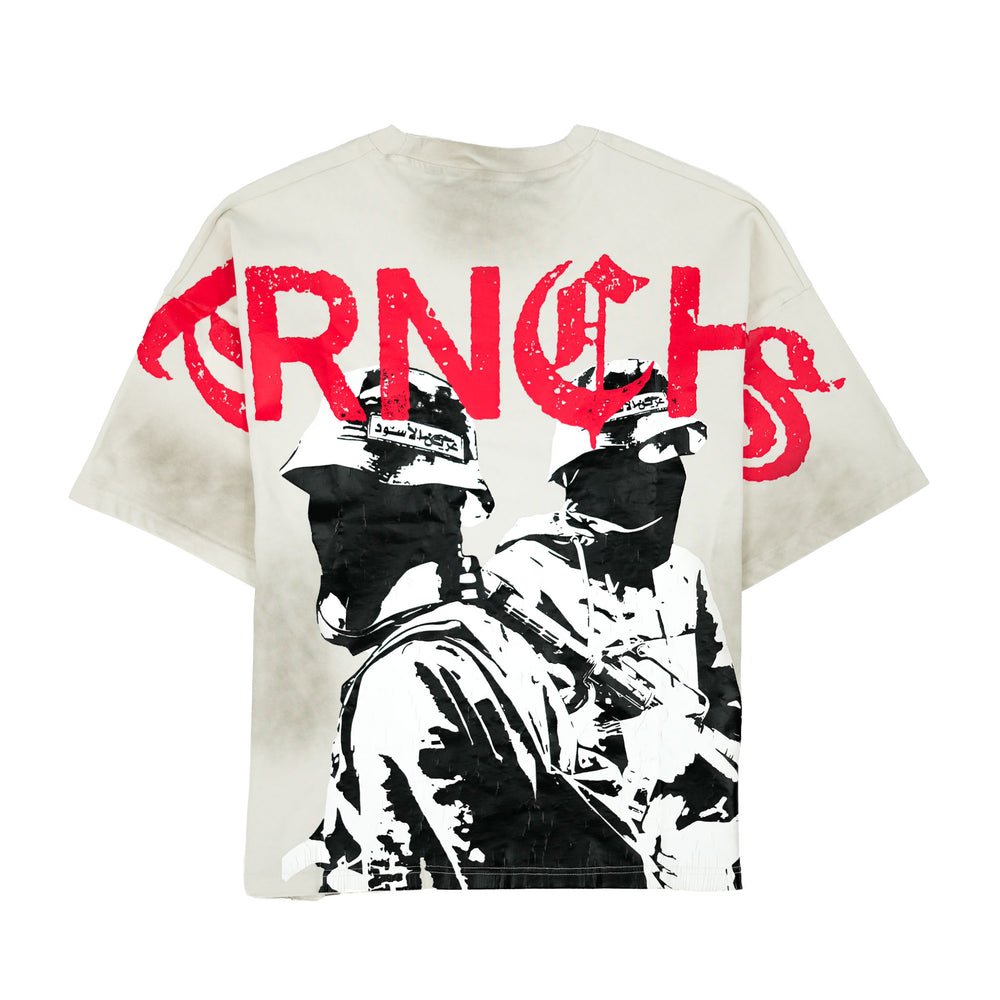 TRNCHS ETCHED IN ETERNITY WHITE TEE