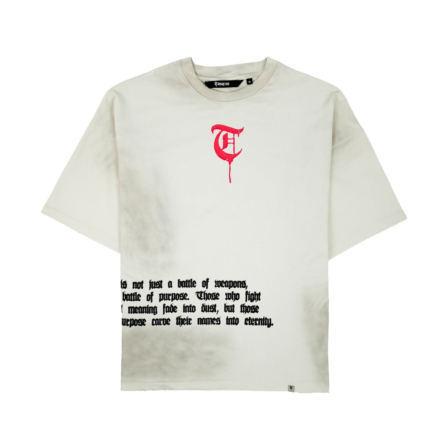 TRNCHS ETCHED IN ETERNITY WHITE TEE