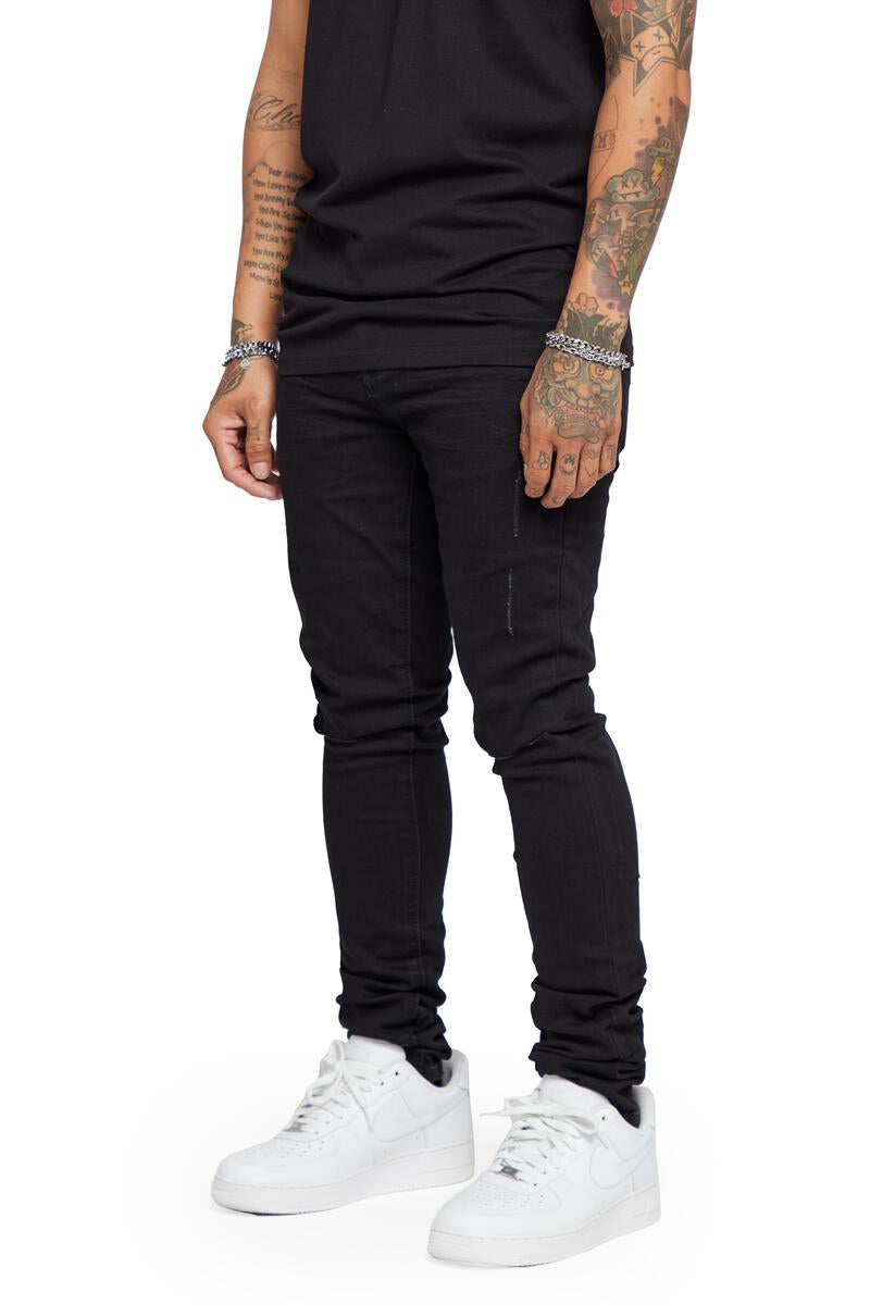 VALABASAS "MR. CLEAN 2.0" BLACK SKINNY JEAN