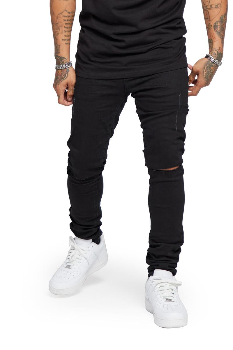 VALABASAS "MR. CLEAN 2.0" BLACK SKINNY JEAN