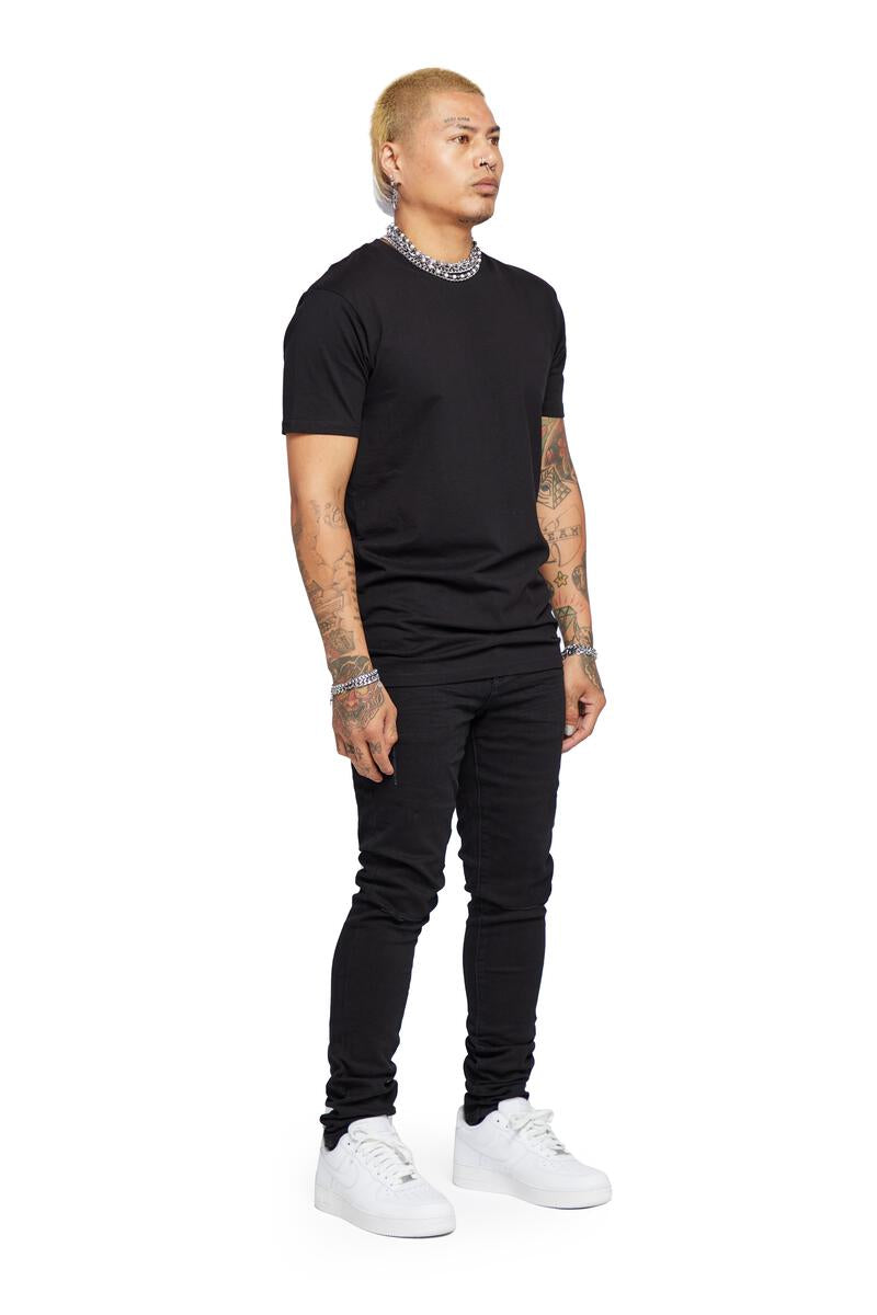 VALABASAS "MR. CLEAN 2.0" BLACK SKINNY JEAN