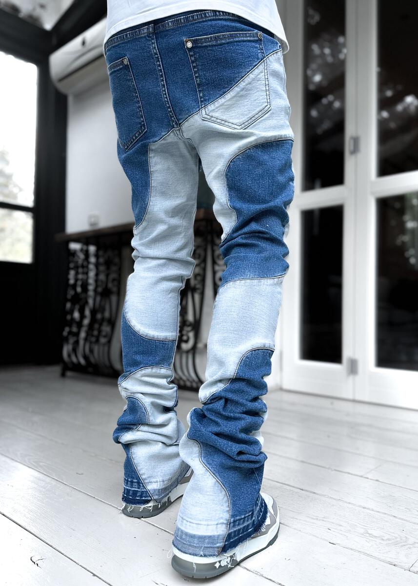 GUAPI VINTAGE BLUE WAVY DENIM