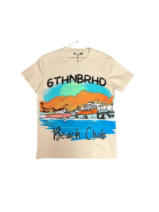 6TH NBRHD  "BEACH CLUB" TEE