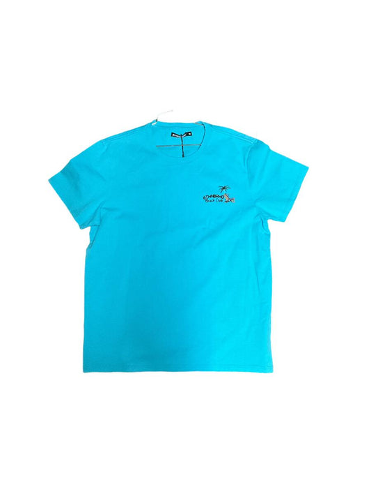 6TH NBRHD "ISLAND" TEE (AQUA)