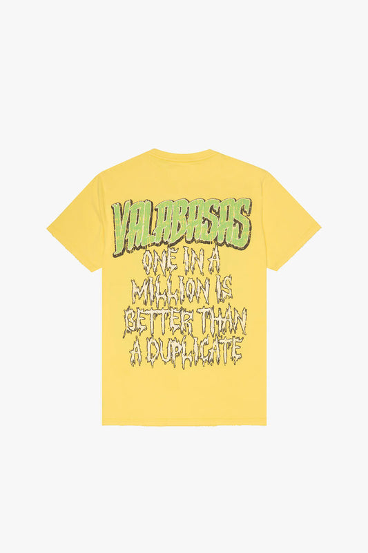 "STAY WEIRD" VINTAGE YELLOW TEE