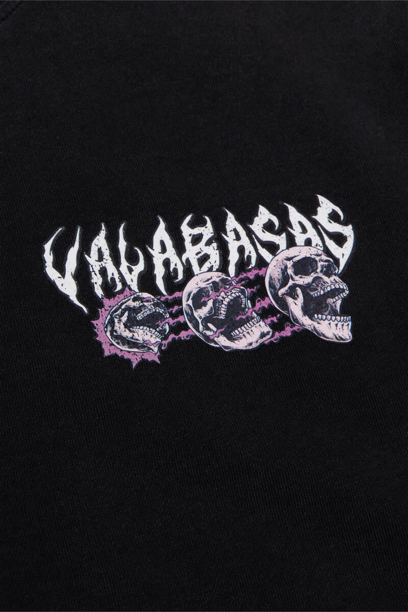 VALABASAS  "LESS TIME" VINTAGE BLACK TEE