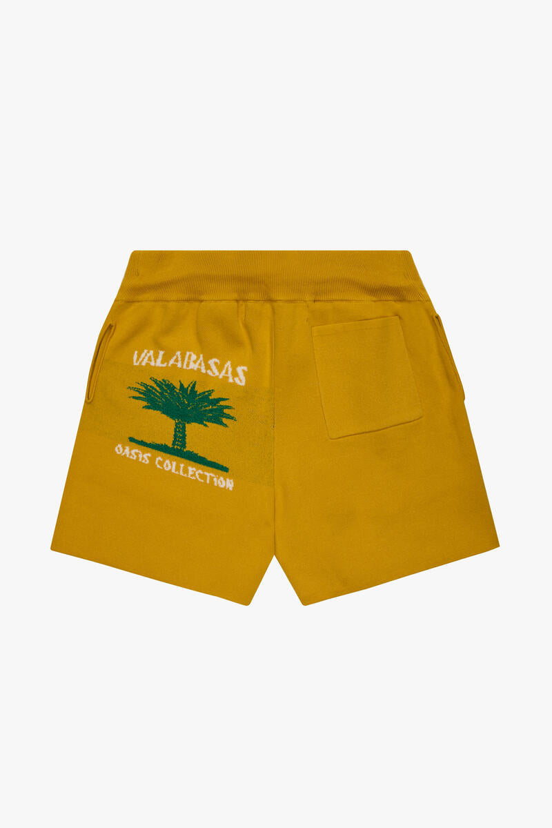 "TROPICO" YELLOW WOVEN SHORTS