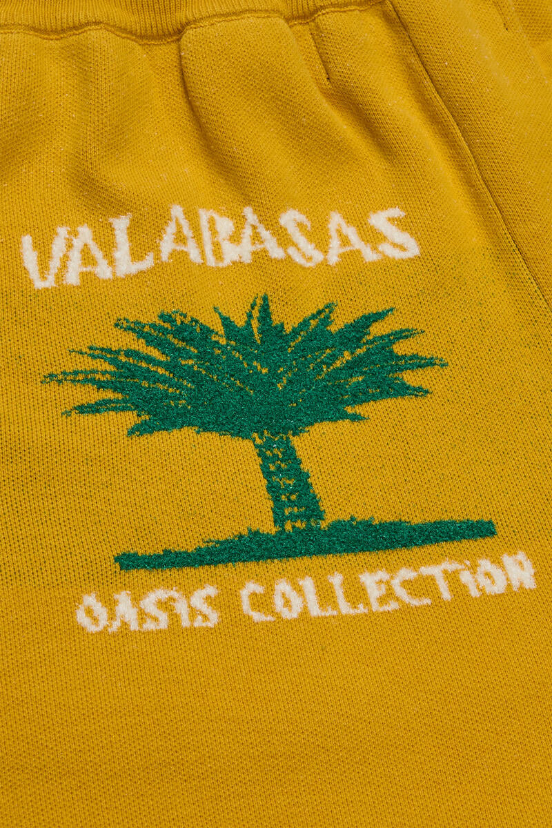 "TROPICO" YELLOW WOVEN SHORTS