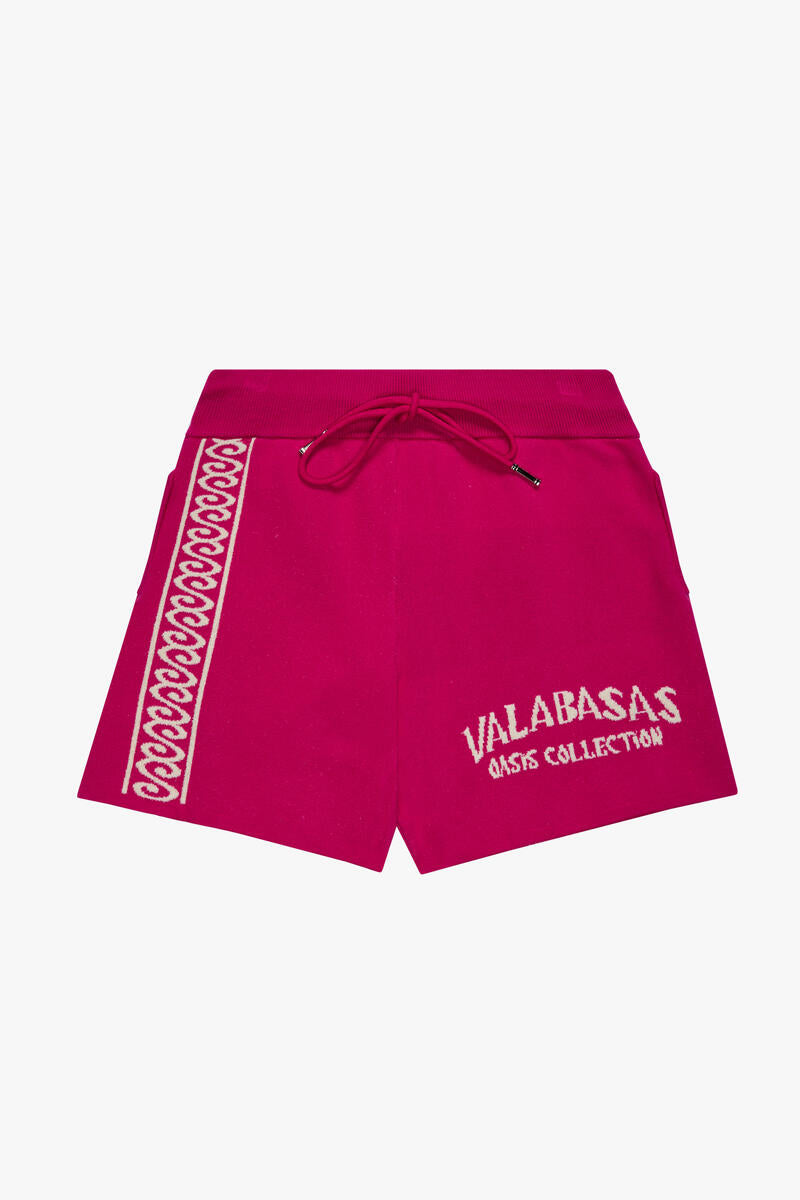 "TROPICO" PINK WOVEN SHORTS