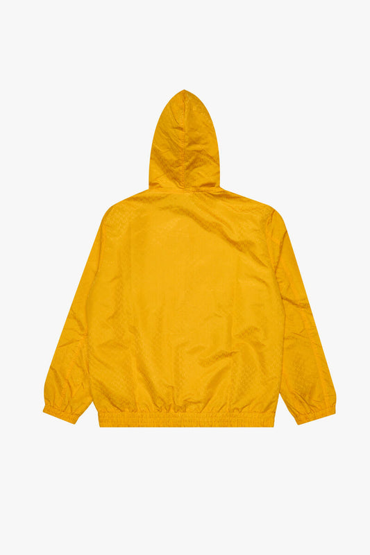 "MONOGRAM" YELLOW NYLON JACKET