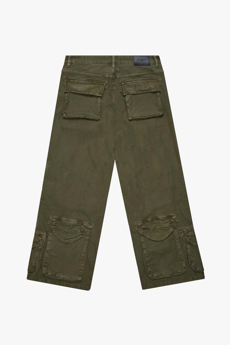 VALABASAS "RAM" SAGE GREEN BAGGY DENIM JEAN