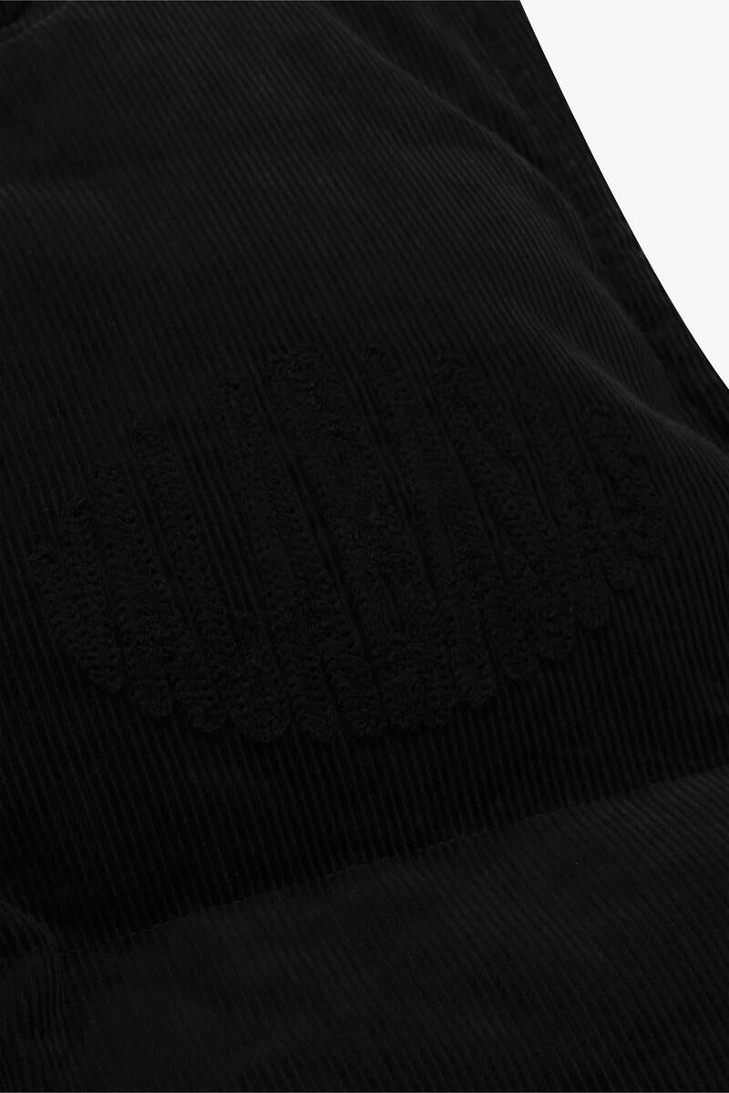 VALABASAS "ROOK" VEST CORDUROY -BLACK