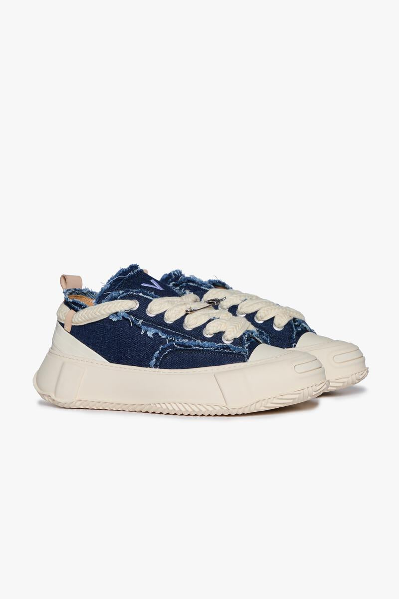 VALABASAS  "VISION" DENIM BLUE SHOES