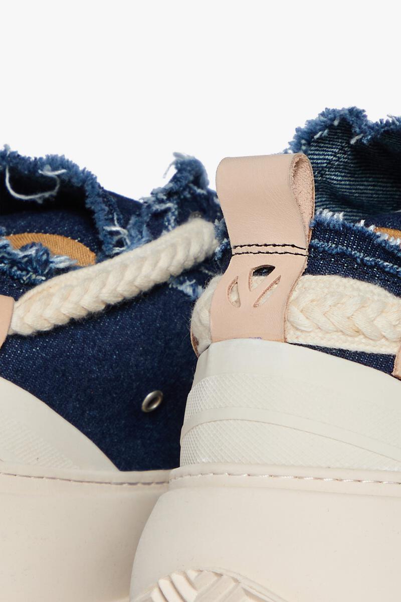 VALABASAS  "VISION" DENIM BLUE SHOES