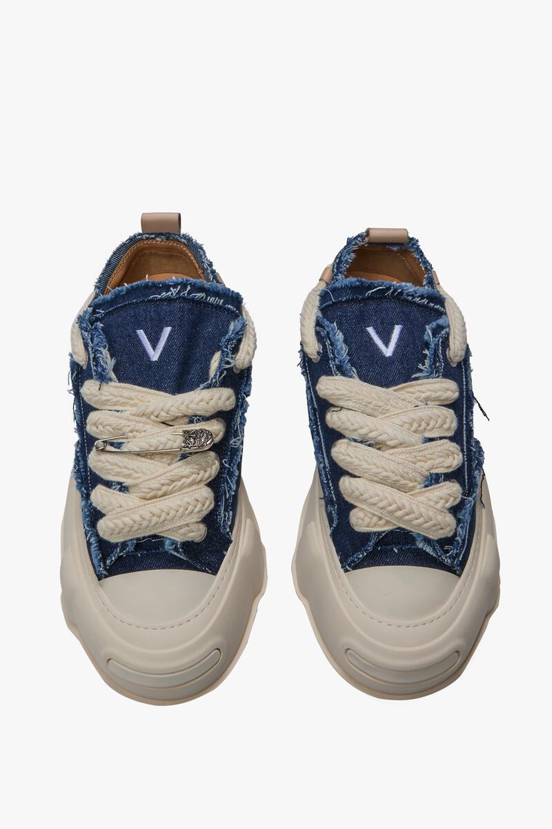 VALABASAS  "VISION" DENIM BLUE SHOES