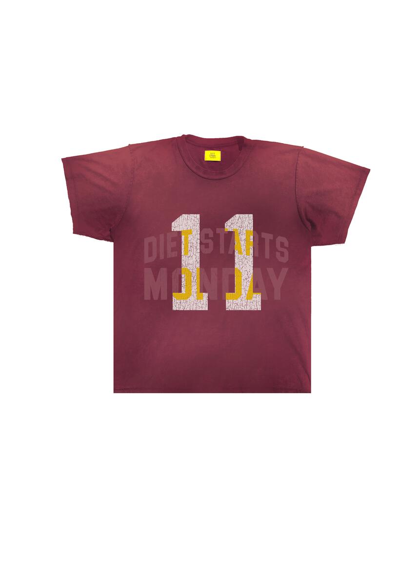 DSM "COLLEGIATE" MAROON TEE