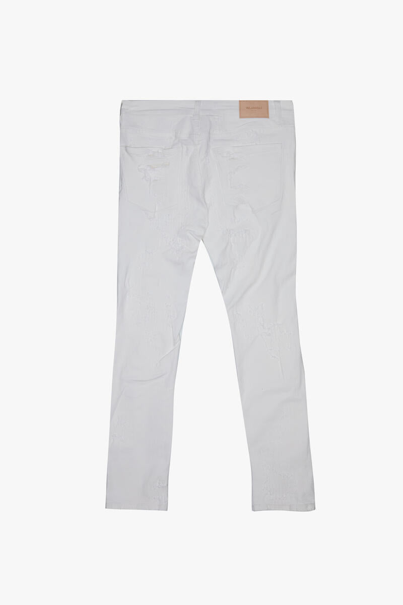 "CHASE" WHITE SKINNY JEAN