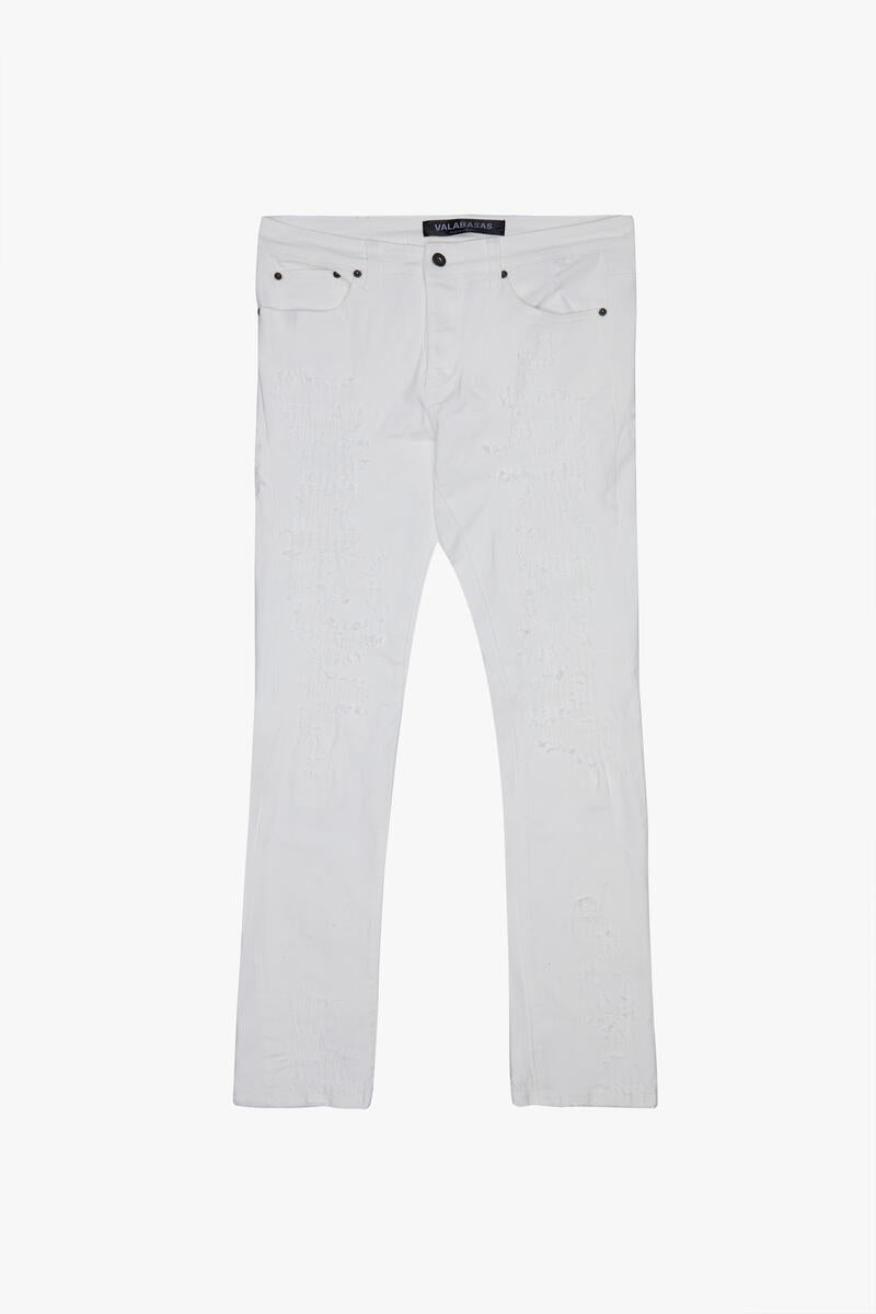 "CHASE" WHITE SKINNY JEAN