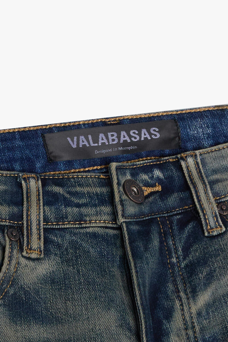 VALABASAS "MR.FLEX" DK. VINTAGE SKINNY JEAN