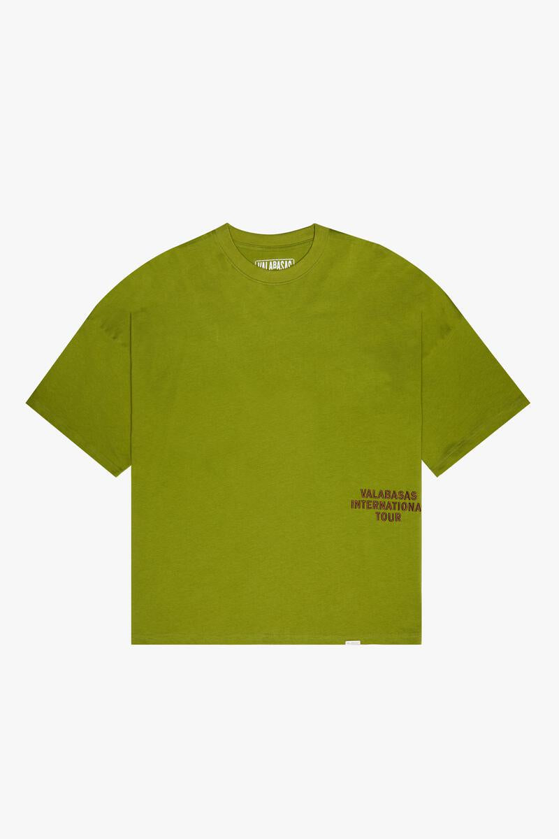 "JOURNEY" GRASS GREEN OVERSIZED TEE