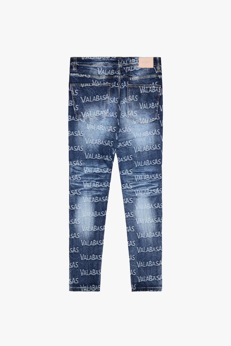 "BRANDIFY" BLUE SKINNY JEAN