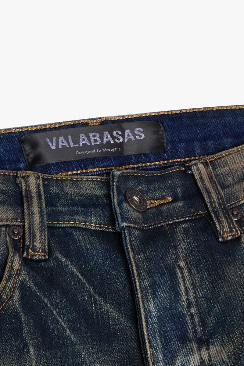 VALABASAS "MR.FLEX" DIRTY WASH 4 WAY STRETCH SKINNY JEAN