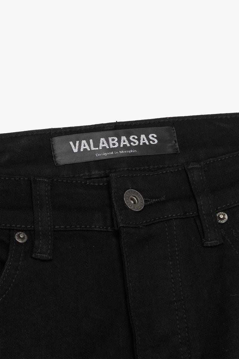 "TEARAWAY" BLACK SKINNY JEAN