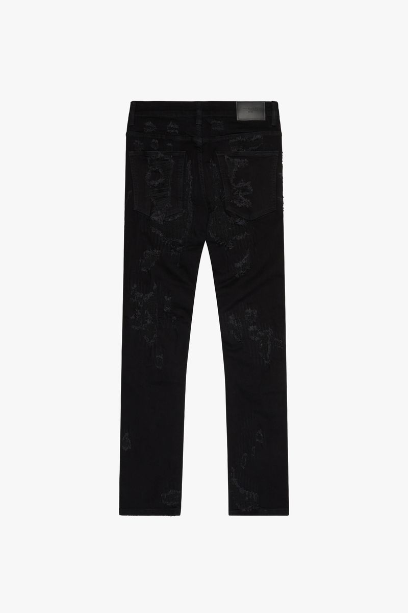 "TEARAWAY" BLACK SKINNY JEAN