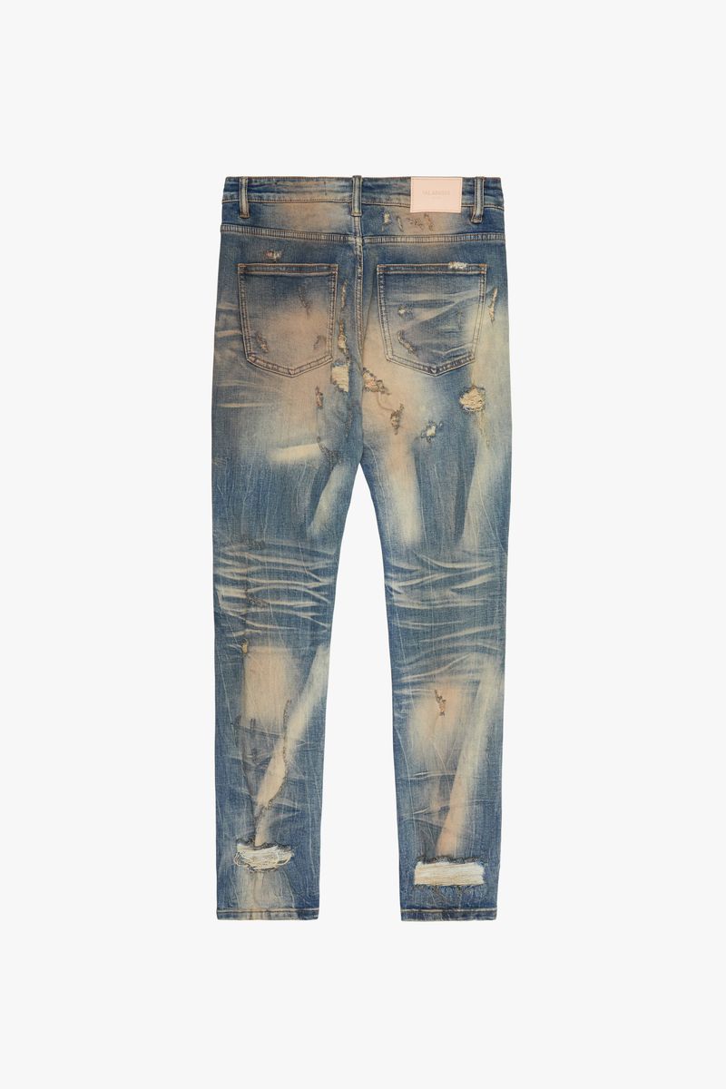 VALABASAS "WHIRL" VINTAGE BLUE SKINNY JEAN