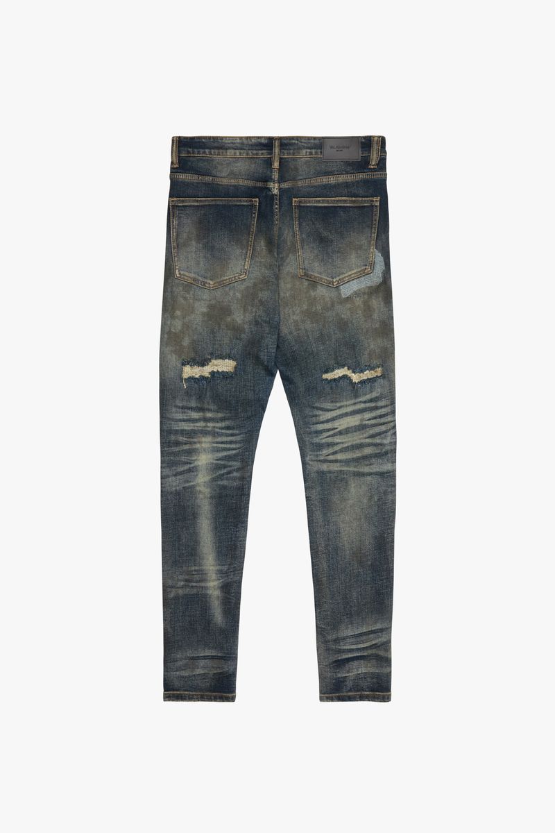 VALABASAS "SLEDGE" VINTAGE BLUE WASH SKINNY JEAN