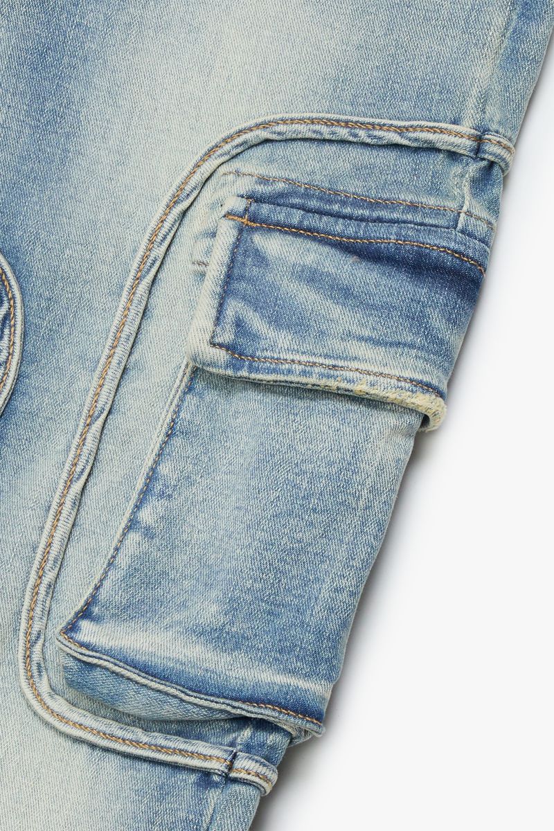 VALABASAS "POCKET TRAIL" VINTAGE WASH SKINNY DENIM JEAN