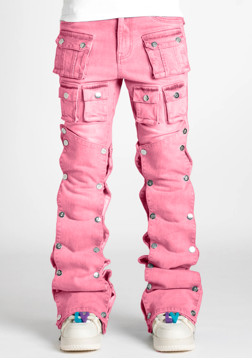 GUAPI FRENCH ROSE STACKED PREMUIM DENIM