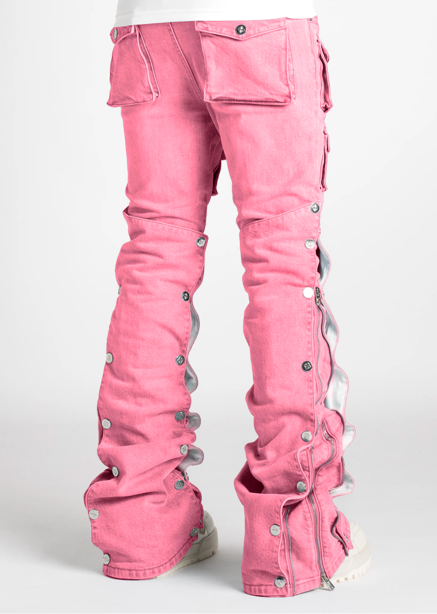 GUAPI FRENCH ROSE STACKED PREMUIM DENIM