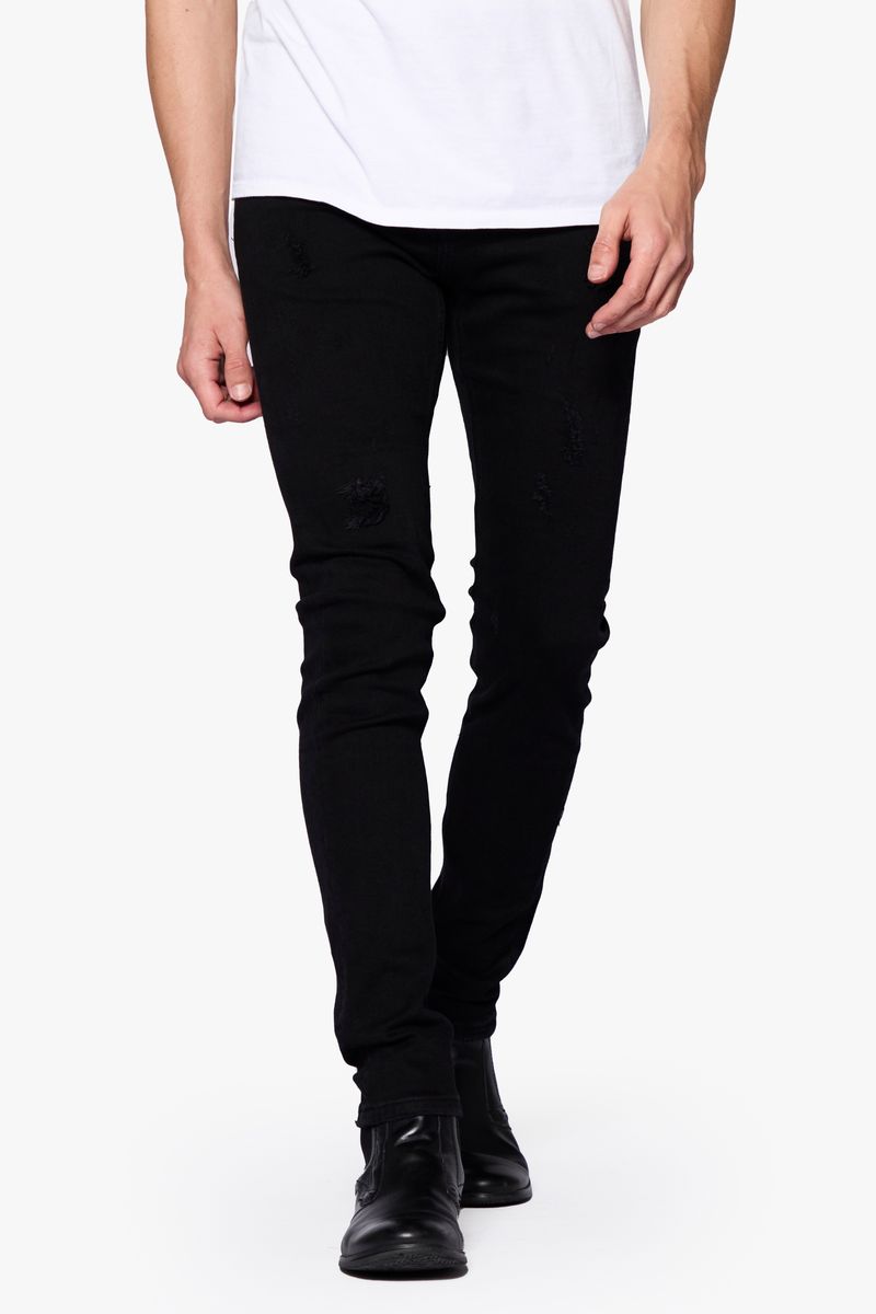 ANOM "HIPPIES" BLACK JEANS