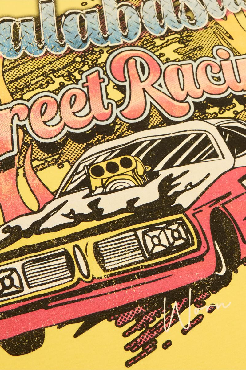 VALABASAS "CRUSH" VINTAGE LEMON YELLOW TEE