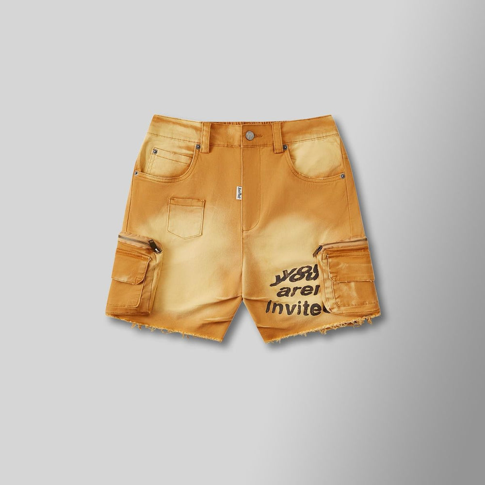 HydePark Weekender Cargo Shorts - Gold
