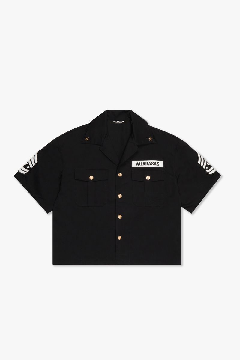 VALABASAS "THE REBEL" BLACK BUTTON UP