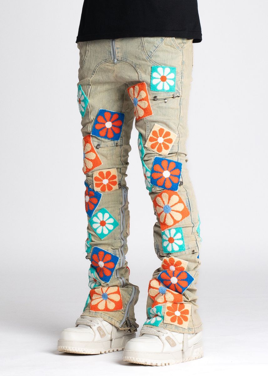 GUAPI VINTAGE FLOWERS DENIM