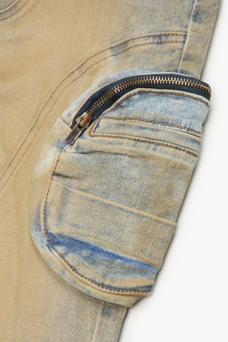 VALABASAS "KNEEBOARD" VINTAGE WASH SKINNY JEAN