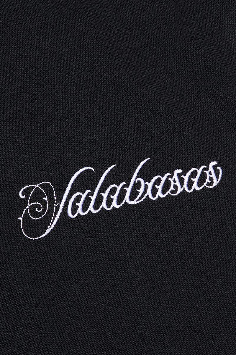 VALABASAS "MARBLE" BLACK TEE