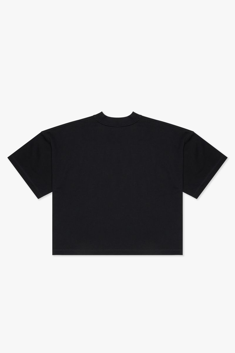 VALABASAS "MARBLE" BLACK TEE